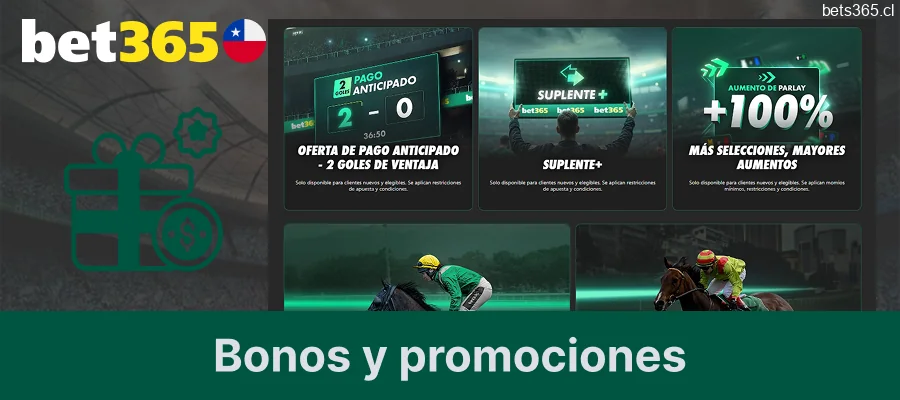 Bonos y promos para chilenos en Bet365